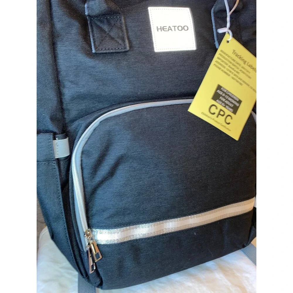 All-in-1 Diper Bag‎ Backpack, Black